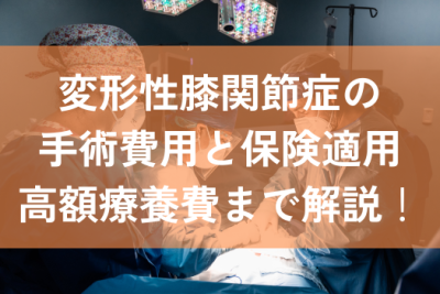 変形性膝関節症　手術費用